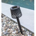Baliza solar LED Gretita negro