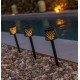 Baliza solar LED Gretita negro