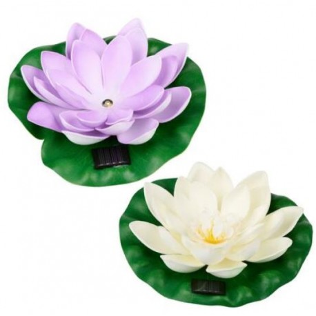 Flor de loto solar 18cm