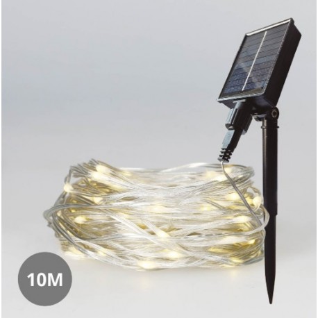 Guirnalda solar alambre 1000cm