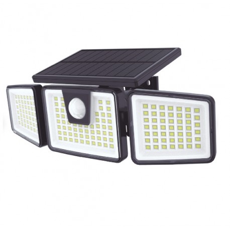 Aplique solar 700lum orientable