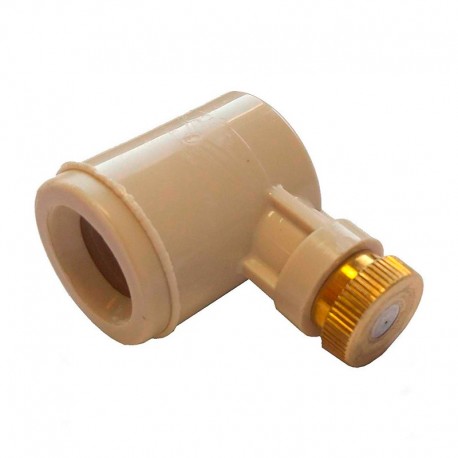 Codo nebulización con cabezal 3/8 2 uds