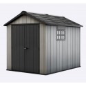 Cobertizo de resina Oakland gris 229x287x242cm 6m2