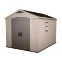 Cobertizo de resina Factor beige 257x332x243cm 8,1m2
