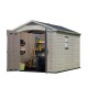 Cobertizo de resina Factor beige 257x332x243cm 8,1m2