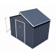 Cobertizo de metal con tragaluz Marlow 355x193x237cm 6,85m2