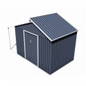 Cobertizo de metal con tragaluz Marlow 355x193x237cm 6,85m2