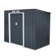 Cobertizo de metal gris Reading 261x121x176cm 3,16m2