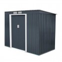 Cobertizo de metal gris Reading 261x121x176cm 3,16m2