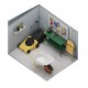 Cobertizo de metal Gansen II 238x193x203cm 4,6m2
