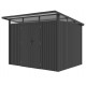 Cobertizo de metal Harz 290x251x223cm 7,29m2