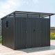Cobertizo de metal Harz 290x251x223cm 7,29m2