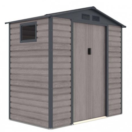 Cobertizo de metal Surrey imitación madera 213x127x211cm 2,71m2