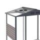 Cobertizo de metal Surrey imitación madera 213x127x211cm 2,71m2