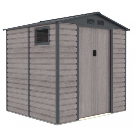 Cobertizo de metal Surrey imitación madera 213x191x211cm 4,07m2