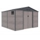 Cobertizo de metal Surrey imitación madera 340x226x319cm 10,85m2