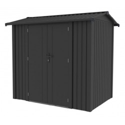 Cobertizo de metal Spree antracita 232x176x212cm 4,10m2