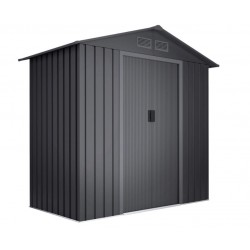 Cobertizo de metal Light Antracita 196x131x196cm 2,57m2