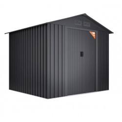 Cobertizo de metal Light Antracita 261x202x202cm 5,27m2