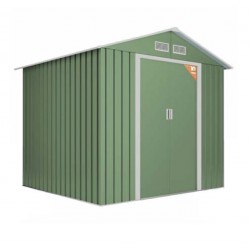 Cobertizo de metal Light Verde 261x202x202cm 5,27m2