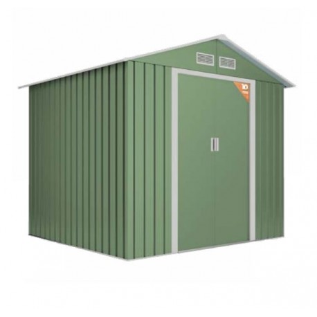 Cobertizo de metal Light Verde 261x202x202cm 5,27m2