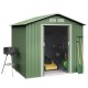 Cobertizo de metal Light Verde 261x202x202cm 5,27m2