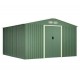 Cobertizo de metal Light Verde 322x324x205cm 10,2m2