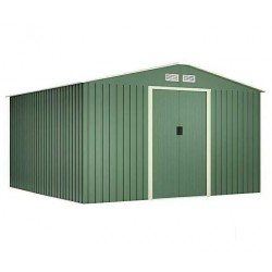 Cobertizo de metal Light Verde 322x324x205cm 10,2m2