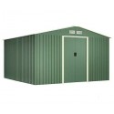 Cobertizo de metal Light Verde 322x324x205cm 10,2m2