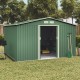 Cobertizo de metal Light Verde 322x324x205cm 10,2m2