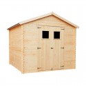 Cobertizo de madera Dimitri 266x256x236cm 6,8m2