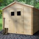 Cobertizo de madera Dimitri 266x256x236cm 6,8m2