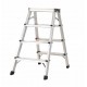 Taburete de aluminio 4x4x peldaños
