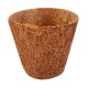 Maceta de coco redonda 6cm 6uds