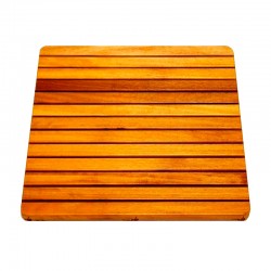 Tarima de madera antideslizante ducha