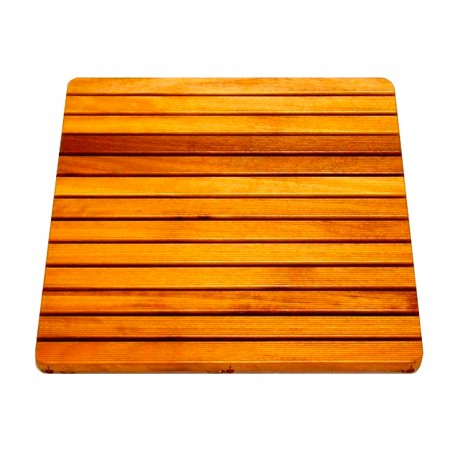 Tarima de madera antideslizante ducha