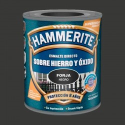Pintura esmalte negro forja Hammerite