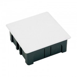 Caja de empalmes de empotrar con garras