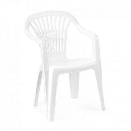 Silla apilable efecto ratán Scilla