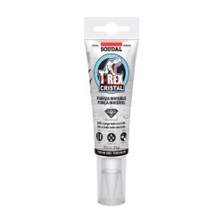 Sellador adhesivo T-Rex Cristal transparente Soudal