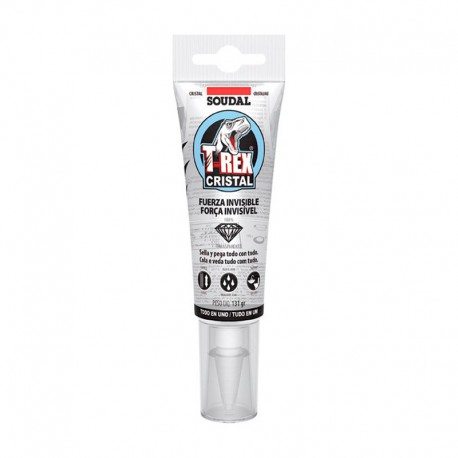 Sellador adhesivo T-Rex Cristal transparente Soudal