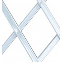 Celosía extensible de PVC blanco Catral