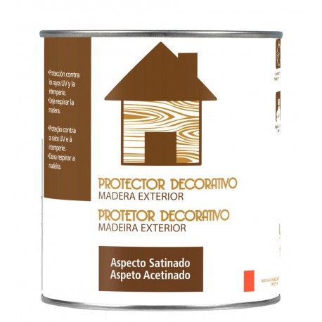 Protector decorativo satinado incoloro