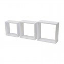 Estantería triple estantes forma de cubo