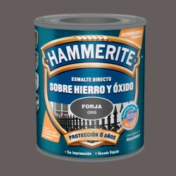 Pintura esmalte gris forja Hammerite