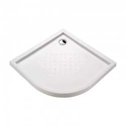 Plato de ducha semicircular acrílico 7cm Carter