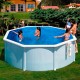 Piscina redonda de acero blanco Bora Bora Gre