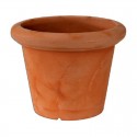 Maceta rústica de polietileno Rosa