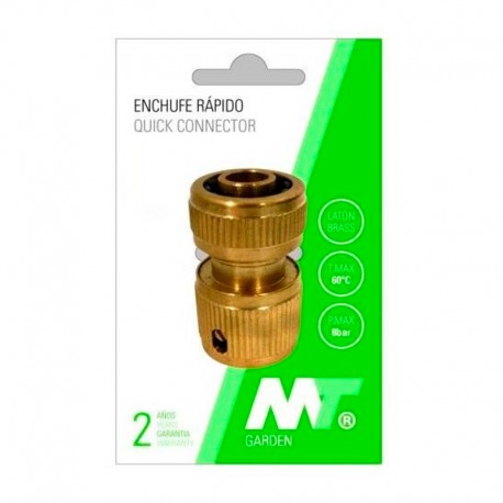Conector enlace rápido de latón para manguera