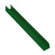 PERFIL PLASTICO -U- VERDE 212CM.